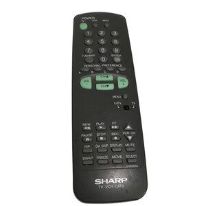 Sharp Remote Control G1494SA TV VCR CATV Malaysia Tested